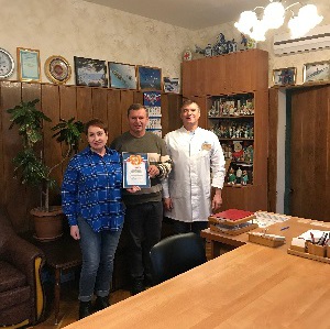 Общественники получили Благодарственное письмо за помощь госпиталю